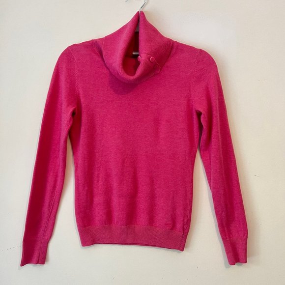 NEW Vintage Esprit Buttons Turtleneck Sweater Preppy Parisian, Size S - Picture 5 of 16